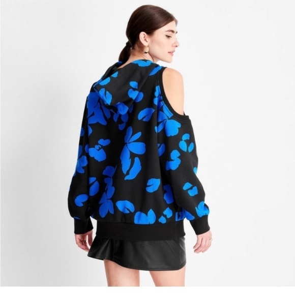 Women's Floral Print Cut Out
Hoodie Future Collective Kahlana Barfield B… - Picture 3 of 3